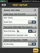 FLUKE NETWORKS DSX-5000 ProjX