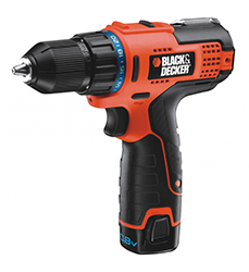 華輝 Black & Decker B&D HPL106K 10.8V 鋰電充電鑽 (兩電裝/送手提箱)