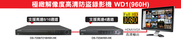 華輝 HIKVISION 高清CCTV 監控 錄影機 DVR